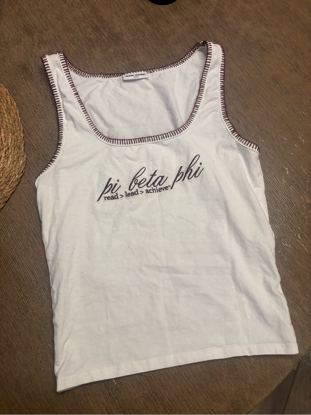 Pi beta phi alpha apparel  tank, m